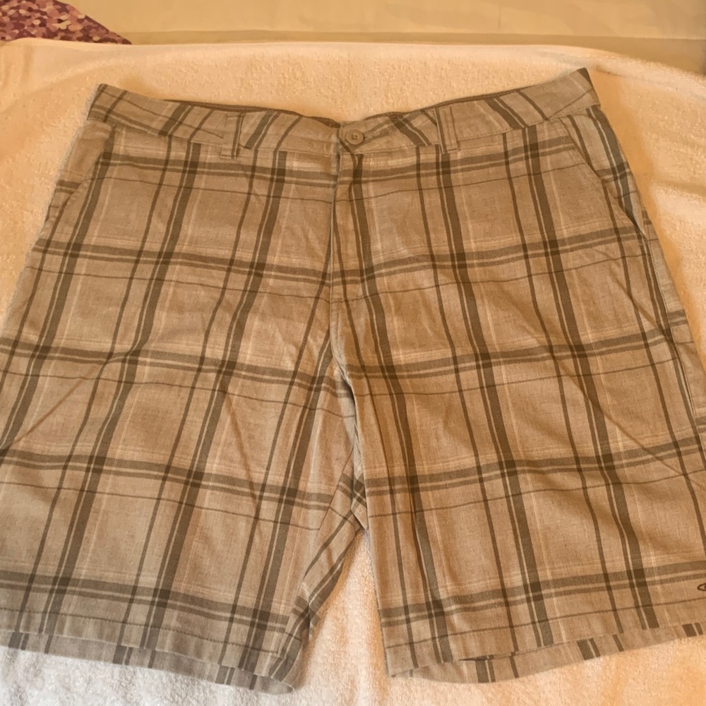 O'Neill Beige Plaid Men's Shorts